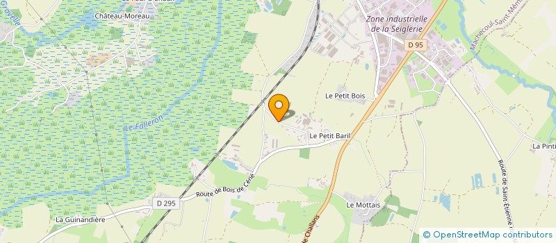 localisation de l'entreprise C.M.J.A.  MACHECOUL-SAINT-MEME