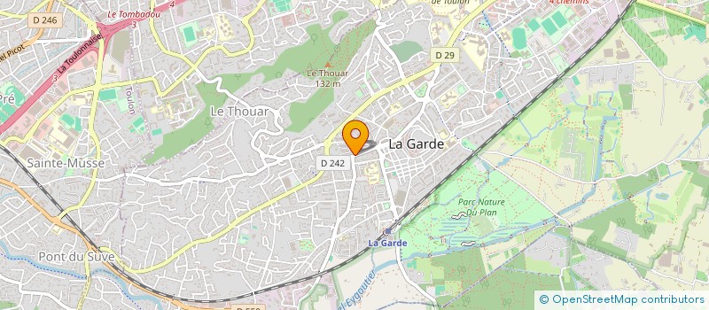 localisation de l'entreprise C. M. J. D. DEUX  LA GARDE