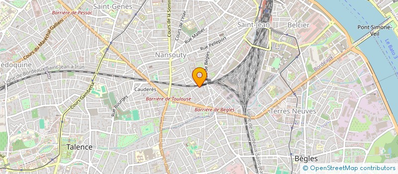 localisation de l'entreprise C&M JA  BORDEAUX