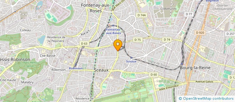 localisation de l'entreprise C.M.L. à SCEAUX