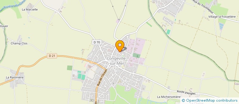 localisation de l'entreprise C.M.L  LONGEVILLE-SUR-MER