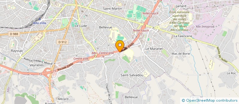 localisation de l'entreprise C.M.L à ALBI