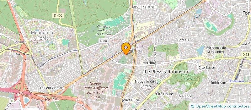 localisation de l'entreprise C.M.L.BAGNEUX à LE PLESSIS-ROBINSON