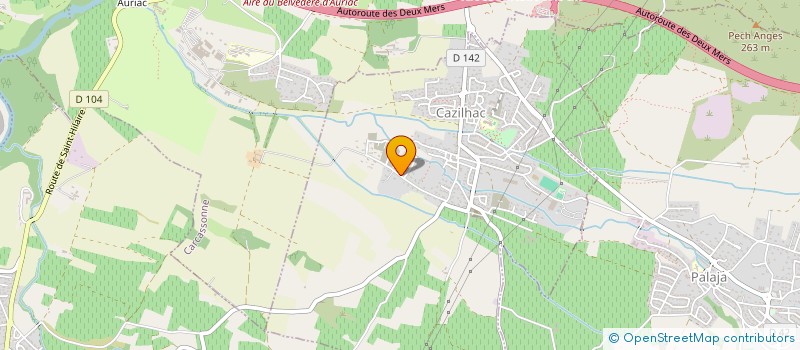 localisation de l'entreprise C.M.M. à CAZILHAC