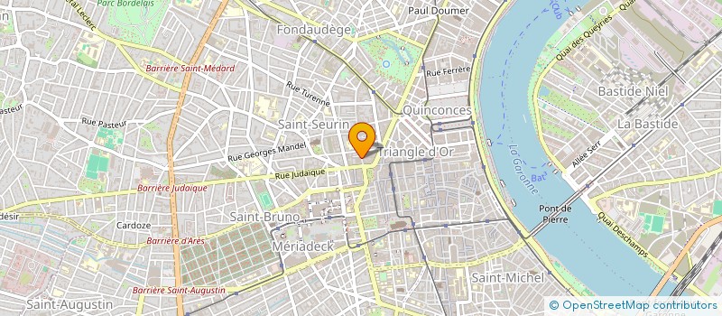localisation de l'entreprise C.M.M à BORDEAUX