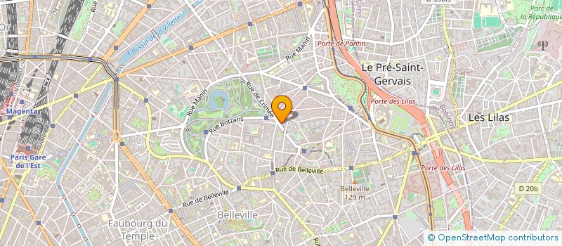 localisation de l'entreprise C.M.M. ( CONSTRUCTION MIGUEL MEDEIROS)  PARIS