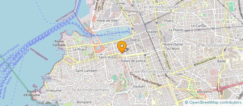 localisation de l'entreprise C.M.M.S.COMPAGNIE MERID METALL SOUDURE à MARSEILLE