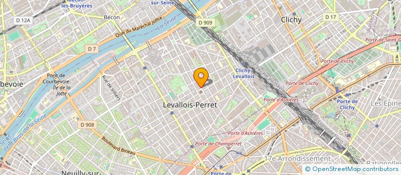 localisation de l'entreprise C.M.M. - UNION CHRETIENNE D'EVANGELISATION à COURBEVOIE