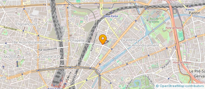 localisation de l'entreprise C.M MATERIAUX CONSTRUCTION  PARIS