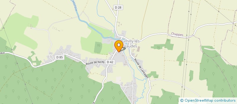 localisation de l'entreprise C & M MENUISERIE  RUMILLY-LES-VAUDES