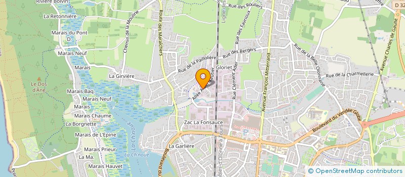 localisation de l'entreprise C-M METAUX à LES SABLES D'OLONNE