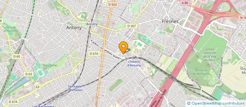 localisation de l'entreprise C M N à ANTONY