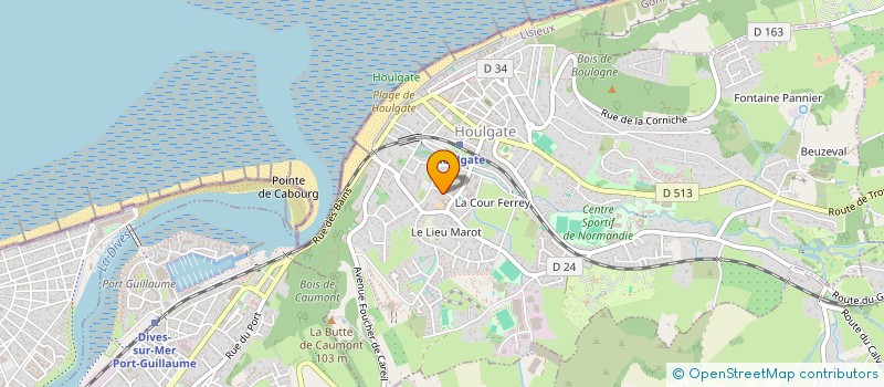 localisation de l'entreprise C.M.N.  HOULGATE