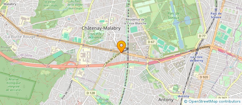 localisation de l'entreprise C&M NOTAIRES à CHATENAY-MALABRY