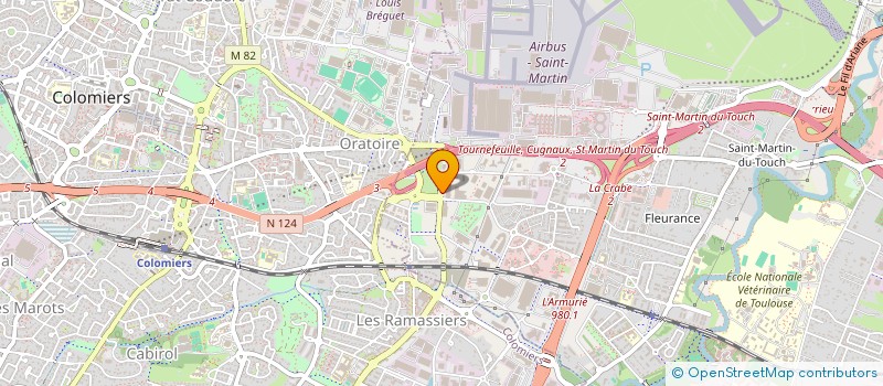 localisation de l'entreprise C M O à TOULOUSE