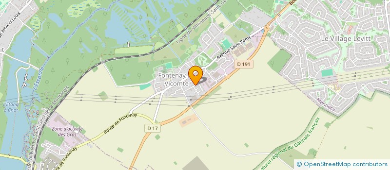localisation de l'entreprise C M O à FONTENAY-LE-VICOMTE