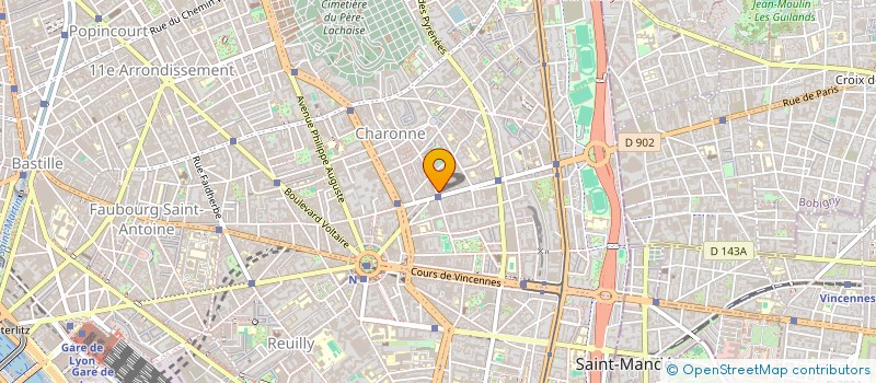 localisation de l'entreprise C.M.O.C à PARIS