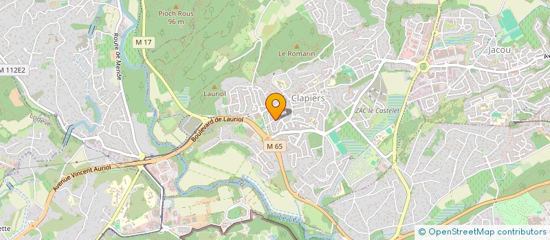 localisation de l'entreprise C&M ORTHODONTIE  CLAPIERS