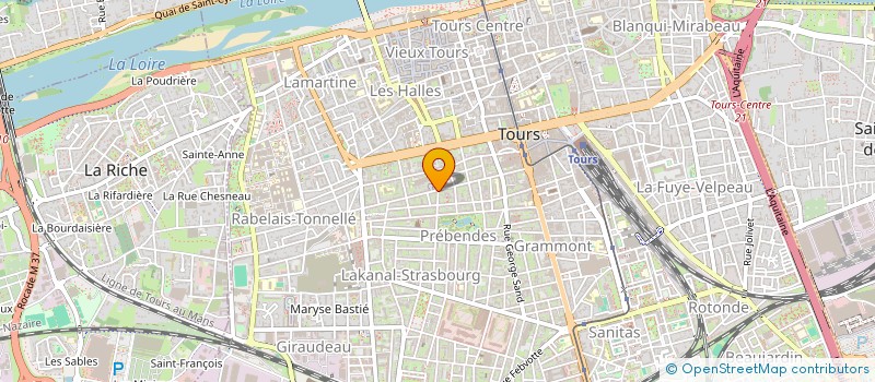 localisation de l'entreprise C.M.P  TOURS