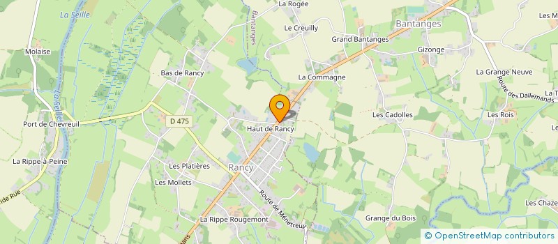 localisation de l'entreprise C.M.P. AUTOMOBILES  RANCY