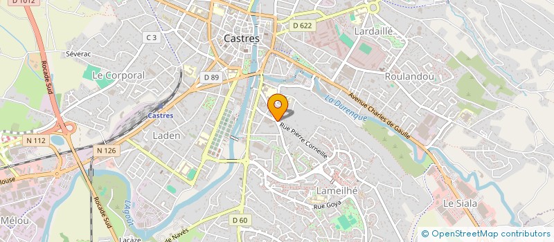 localisation de l'entreprise C.M.P. CONCEPT MIDI PYRENEES à CASTRES