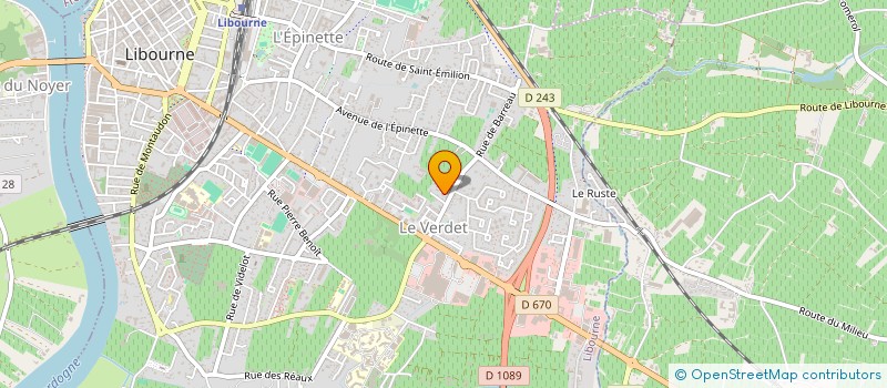 localisation de l'entreprise C.M.P.I  LIBOURNE