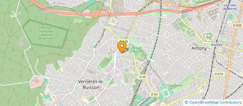 localisation de l'entreprise C M P IMMOBILIER à VERRIERES-LE-BUISSON