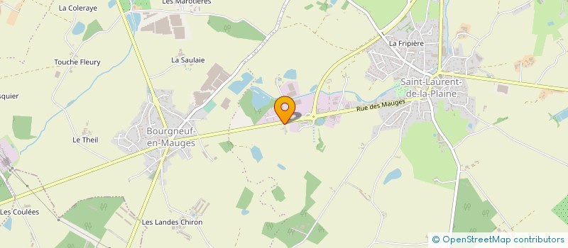 localisation de l'entreprise C.M.P LAURENTAISE à MAUGES-SUR-LOIRE