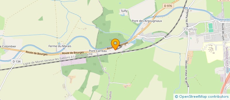 localisation de l'entreprise C.M.P. SYSTEMES à CHALLUY