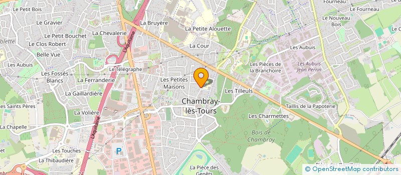 localisation de l'entreprise C.M. PARTICIPATIONS  CHAMBRAY LES TOURS