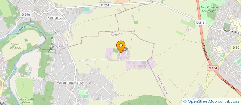 localisation de l'entreprise C.M.PLOMBERIE  VARENNES-JARCY