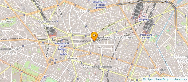 localisation de l'entreprise C.M PRODUCTION  PARIS