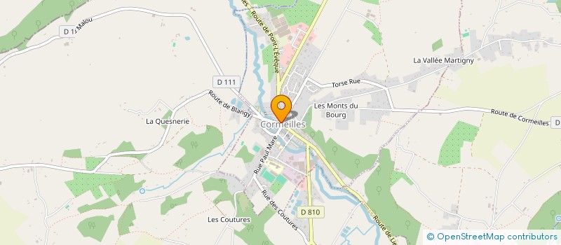 localisation de l'entreprise C. M. R. à CORMEILLES