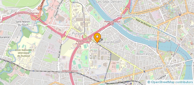 localisation de l'entreprise C.M.R. à TOULOUSE