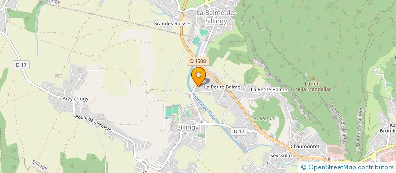 localisation de l'entreprise C.M.R DESTOCKAGE à SILLINGY