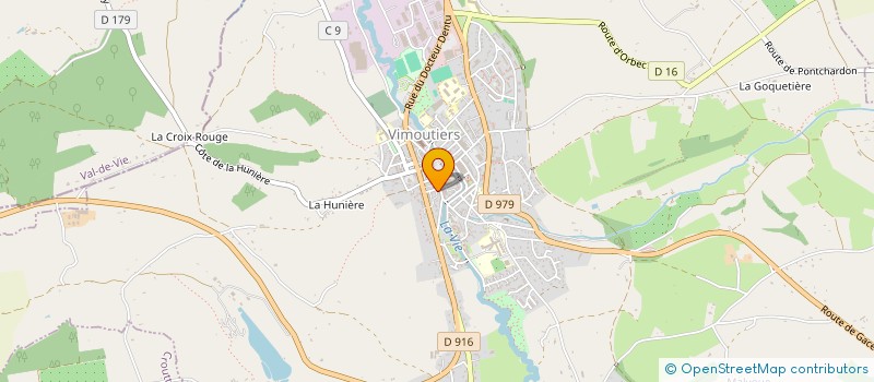 localisation de l'entreprise C.M.R. SARL à VIMOUTIERS
