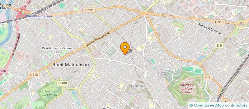 localisation de l'entreprise C.M RAVAL MET à RUEIL-MALMAISON