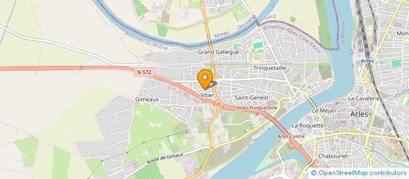 localisation de l'entreprise C.M.S. CAMARGUE MULTI SERVICES  ARLES