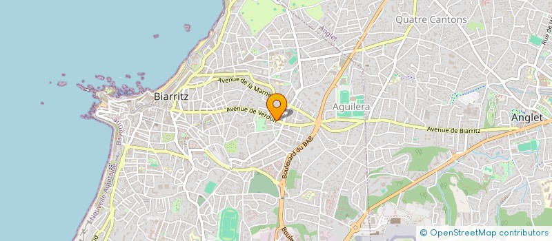 localisation de l'entreprise C M T  BIARRITZ