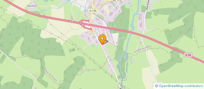 localisation de l'entreprise C.M.T.  VIVIER-AU-COURT