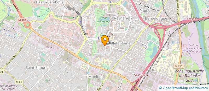 localisation de l'entreprise C.M.T. - BATIMENT à TOULOUSE