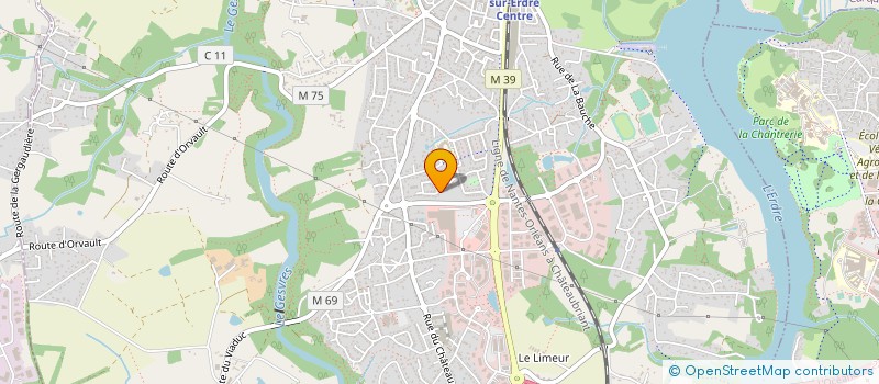 localisation de l'entreprise C.M.T. FINANCES à LA CHAPELLE-SUR-ERDRE