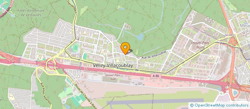 localisation de l'entreprise C.M.V. à VELIZY-VILLACOUBLAY