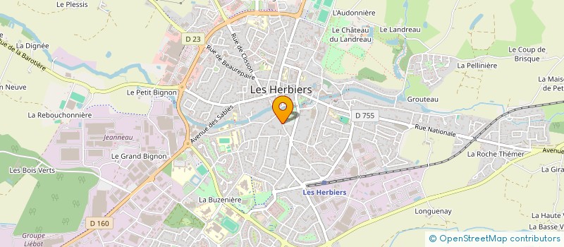 localisation de l'entreprise C.M.V.B 2 à LES HERBIERS