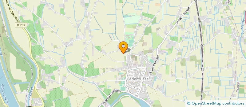 localisation de l'entreprise C.M.V. PROVENCE  CADEROUSSE