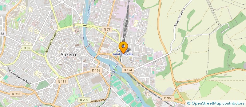 localisation de l'entreprise C.M.Z à AUXERRE