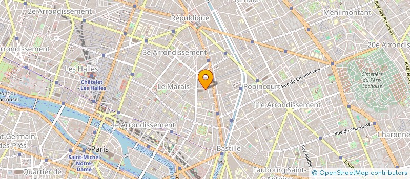 localisation de l'entreprise C-MA  PARIS 3