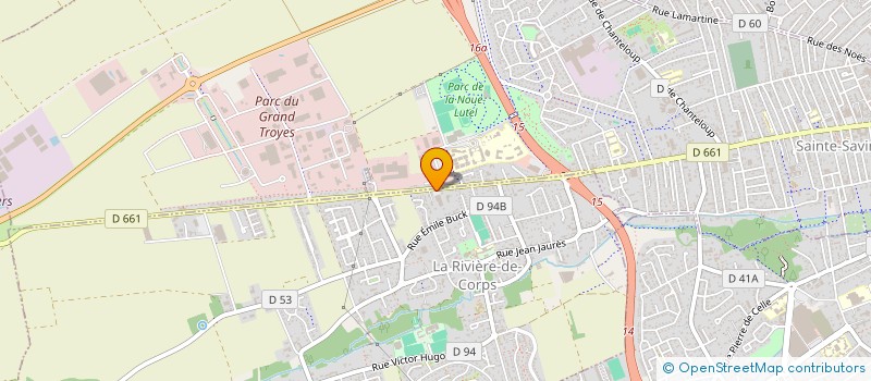 localisation de l'entreprise C MA MAMAN  LA RIVIERE-DE-CORPS