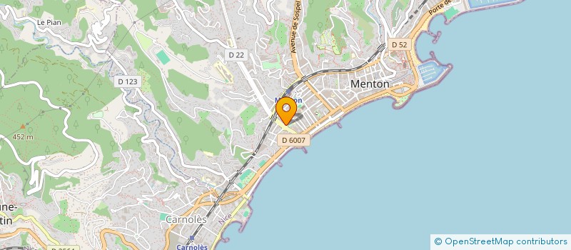 localisation de l'entreprise C.MA.VIE à MENTON
