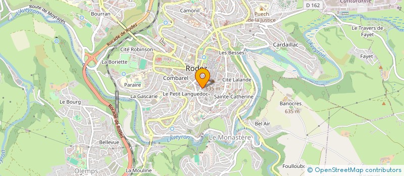 localisation de l'entreprise C.MADDY  RODEZ